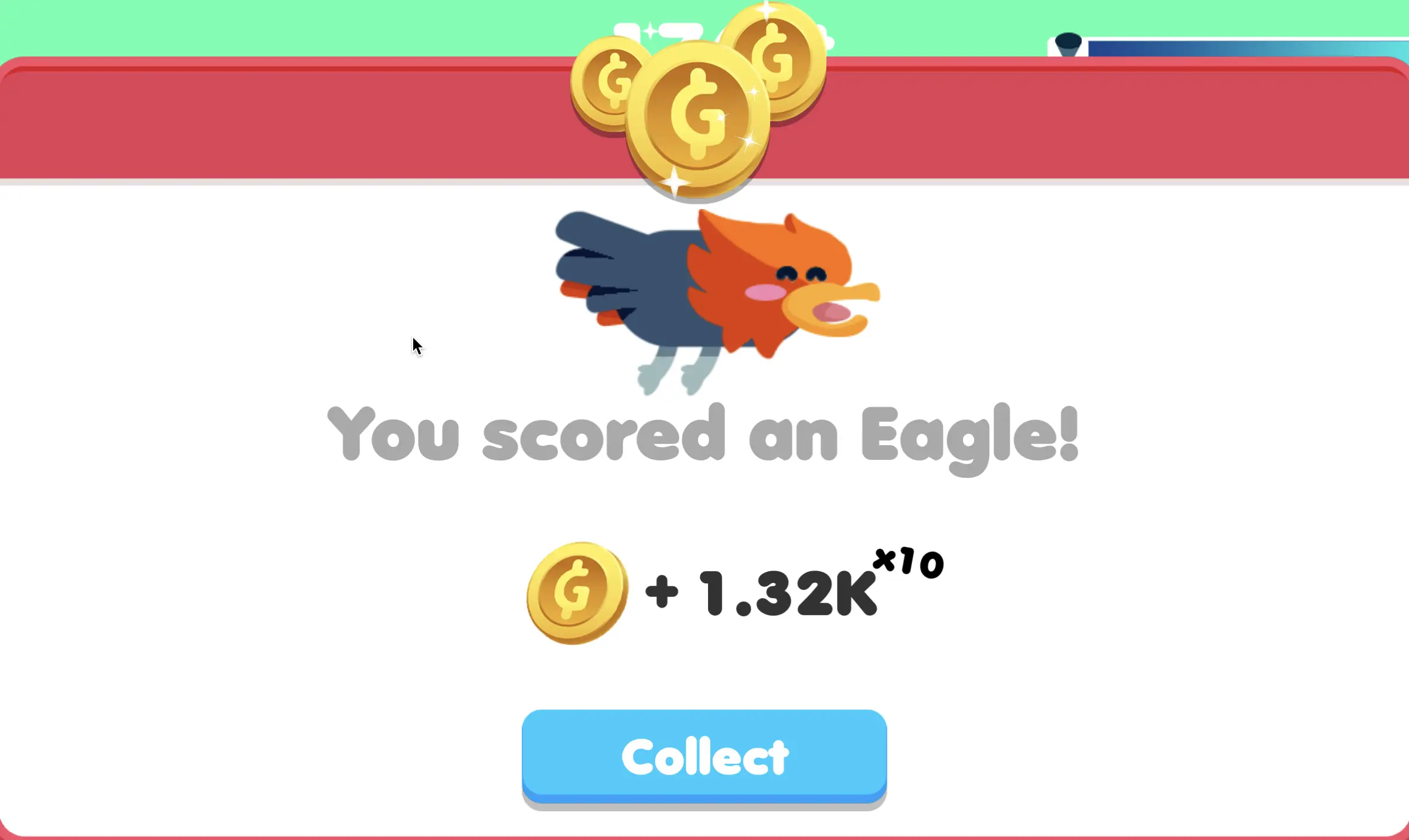 Golf Hit Eagle